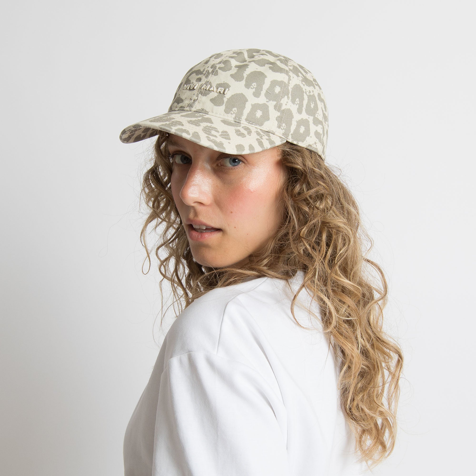Cap leo splashes stone - sand/sand - VIVI MARI
