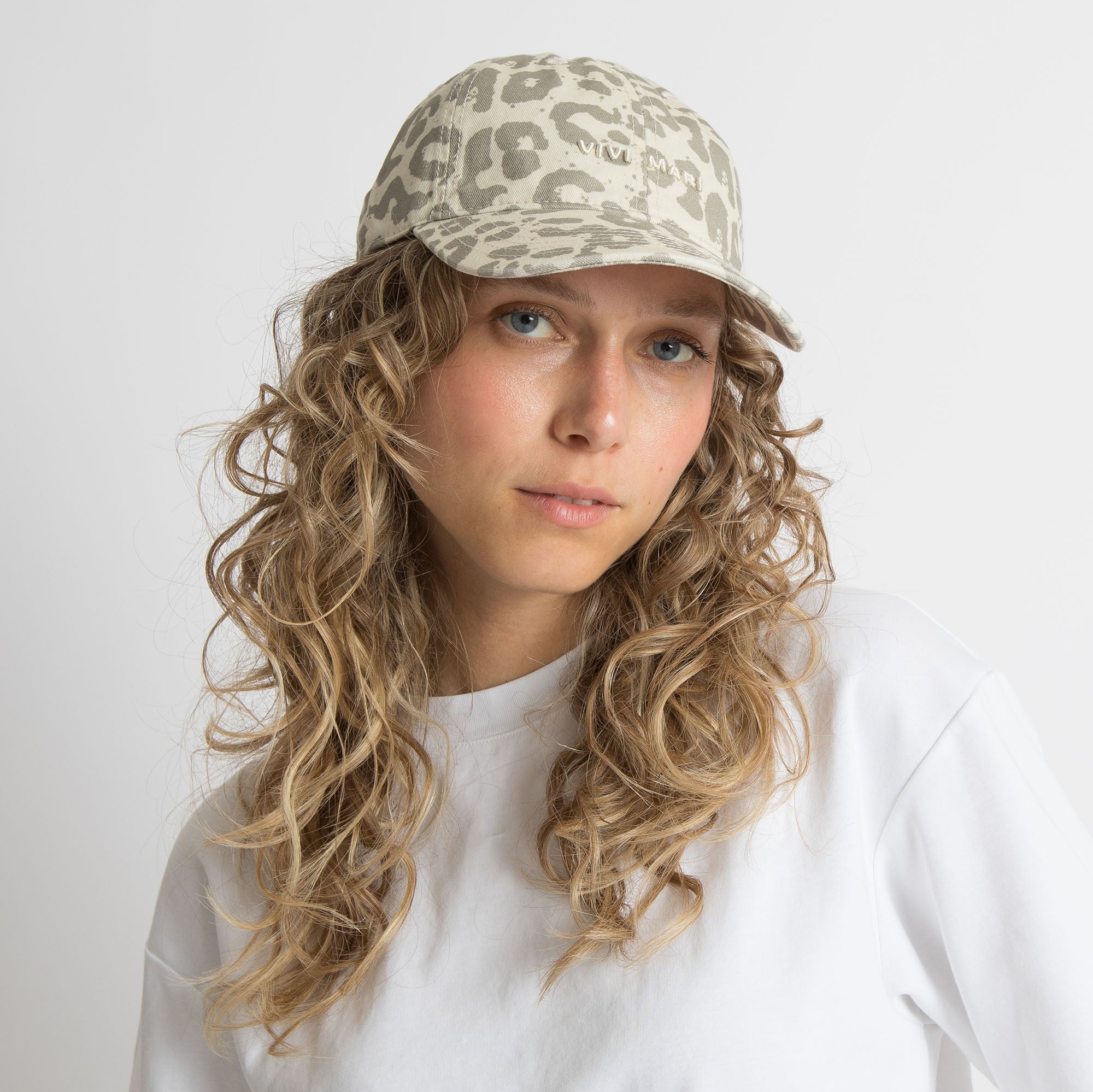 Cap leo splashes stone - sand/sand - VIVI MARI