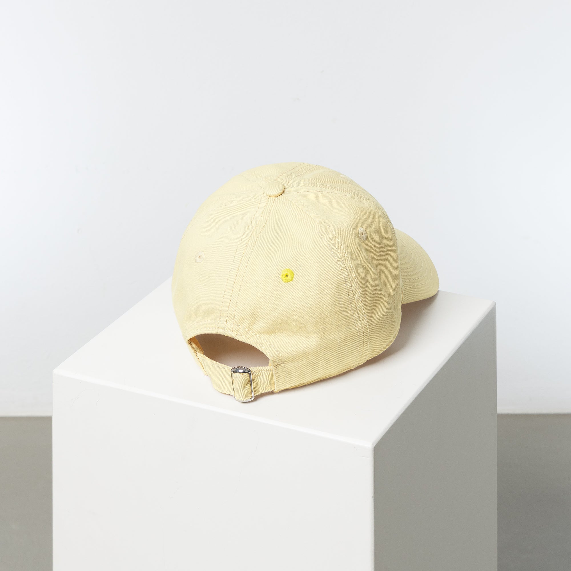 Cap solid butter yellow/white - VIVI MARI
