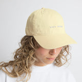 Cap solid butter yellow/white - VIVI MARI