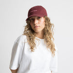 Cap solid wine red/soft pink - VIVI MARI
