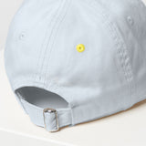 Cap solid ash blue/white
