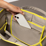 Carry All Bag - leo splashes navy/olive - VIVI MARI