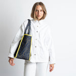Carry All Bag - leo splashes navy/olive - VIVI MARI