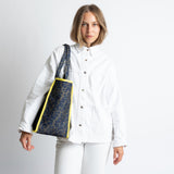 Carry All Bag - leo splashes navy/olive - VIVI MARI