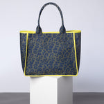 Carry All Bag - leo splashes navy/olive - VIVI MARI