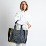 Carry All Bag - leo splashes navy/olive - VIVI MARI