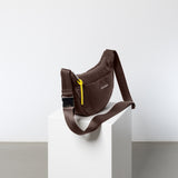 Padded Hip Bag medium - chocolate
