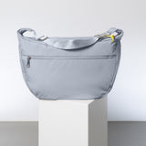 Padded Hip Bag oversized - ash blue