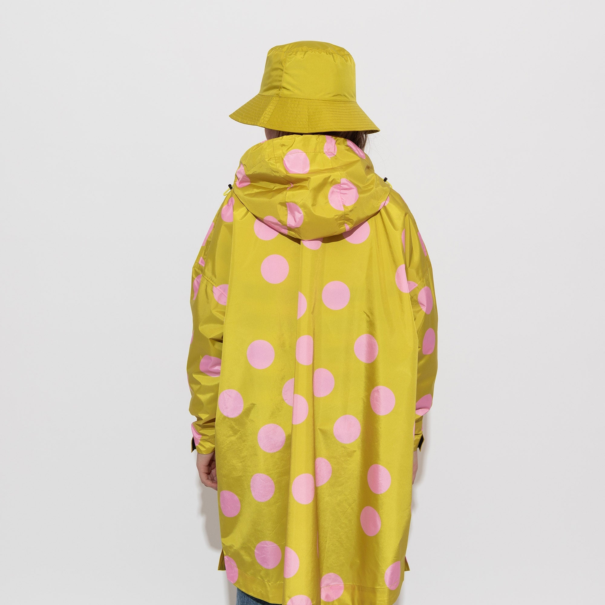 Kids Raincoat dots citrus/rosé - VIVI MARI