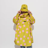 Kids Raincoat dots citrus/rosé - VIVI MARI