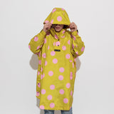 Kids Raincoat dots citrus/rosé - VIVI MARI