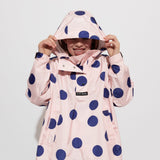 Kids Raincoat dots powder/blue - VIVI MARI