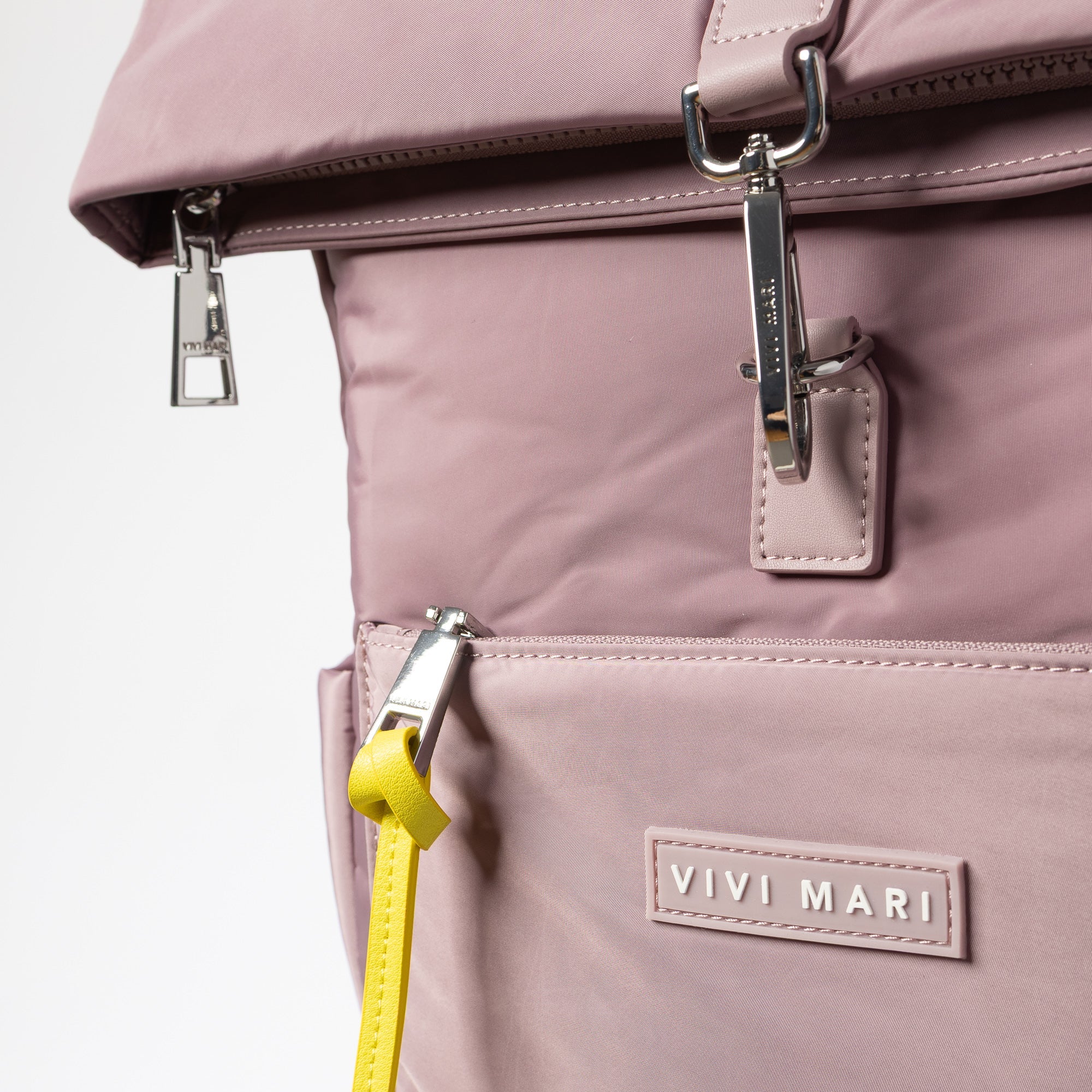 Padded Backpack medium - ash plum - VIVI MARI
