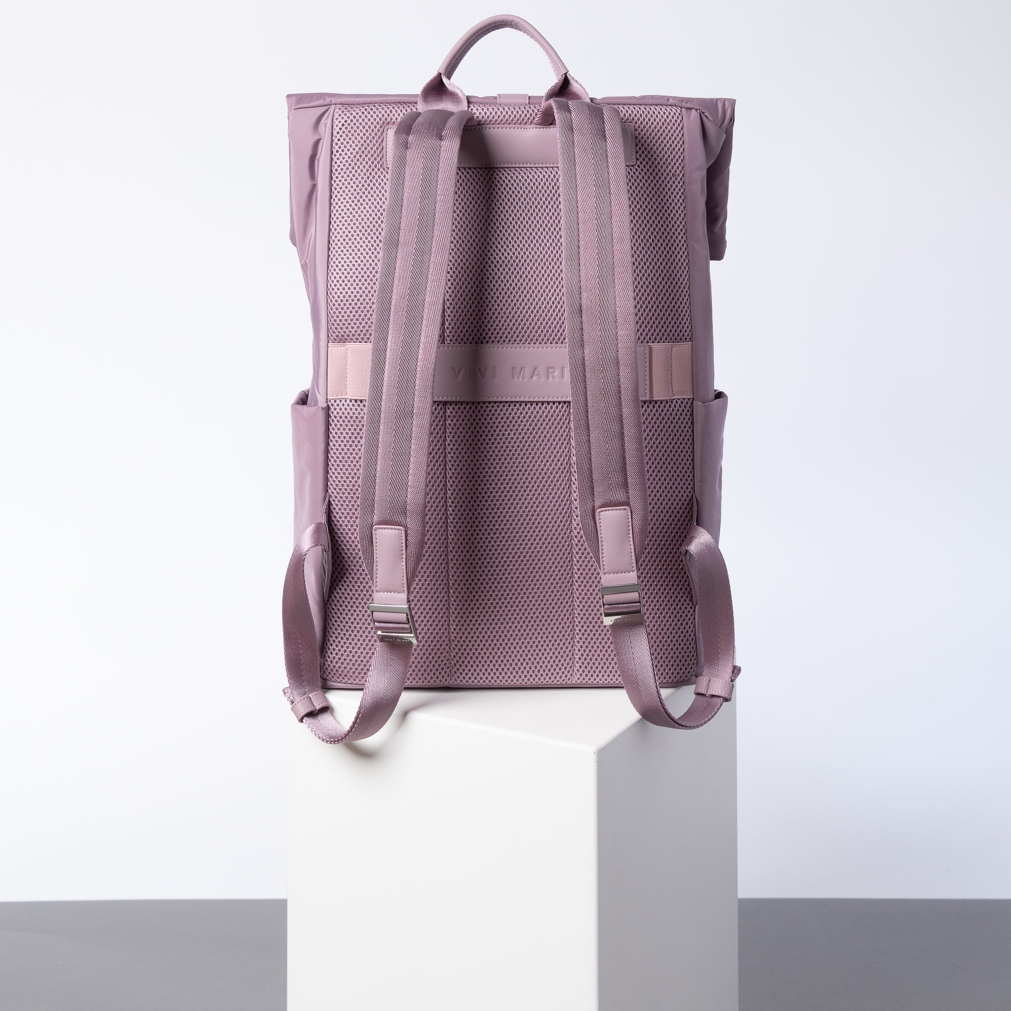 Padded Backpack medium - ash plum - VIVI MARI
