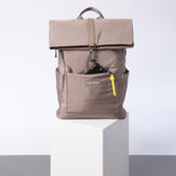 Padded Backpack medium - dark mushroom - VIVI MARI