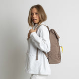 Padded Backpack medium - dark mushroom - VIVI MARI