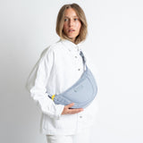 Padded Hip Bag medium - ash blue - VIVI MARI