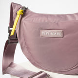Padded Hip Bag medium - ash plum - VIVI MARI