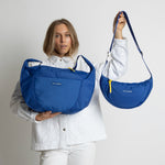 Padded Hip Bag medium - blue - VIVI MARI