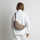 Padded Hip Bag medium - dark mushroom - VIVI MARI