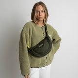Padded Hip Bag medium - olive - VIVI MARI