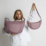 Padded Hip Bag oversized - ash plum - VIVI MARI