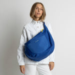 Padded Hip Bag oversized - blue - VIVI MARI