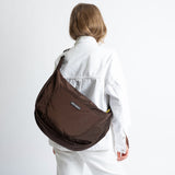 Padded Hip Bag oversized - chocolate - VIVI MARI
