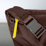 Padded Hip Bag oversized - chocolate - VIVI MARI