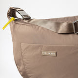 Padded Hip Bag oversized - dark mushroom - VIVI MARI