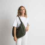 Padded Hip Bag oversized - olive - VIVI MARI