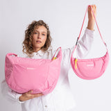 Padded Hip Bag oversized - soft pink - VIVI MARI