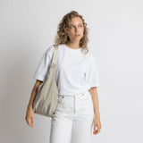Padded Hip Bag oversized - stone - VIVI MARI