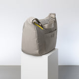 Padded Hip Bag oversized - stone - VIVI MARI