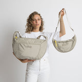 Padded Hip Bag oversized - stone - VIVI MARI