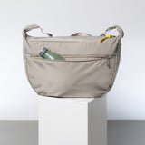 Padded Hip Bag oversized - stone - VIVI MARI
