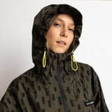 Rain Jacket drops olive/black - VIVI MARI