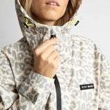 Rain Jacket leo splashes grey/sand - VIVI MARI