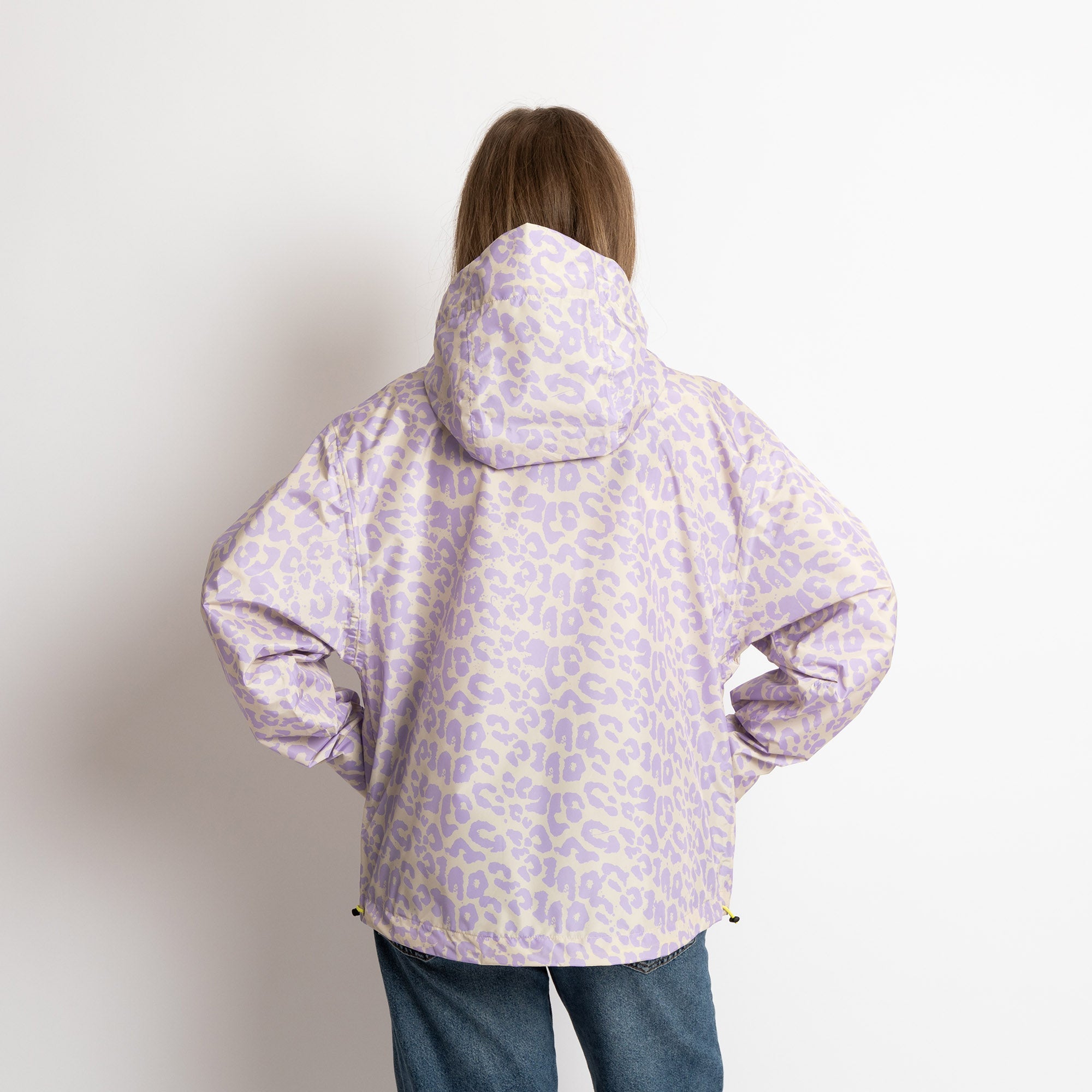 Rain Jacket leo splashes lavender/grey - VIVI MARI