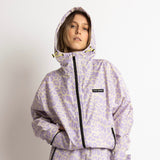 Rain Jacket leo splashes lavender/grey - VIVI MARI