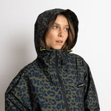 Rain Jacket leo splashes navy/olive - VIVI MARI