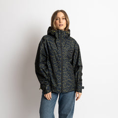 Rain Jacket leo splashes navy/olive - VIVI MARI