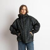 Rain Jacket leo splashes navy/olive - VIVI MARI