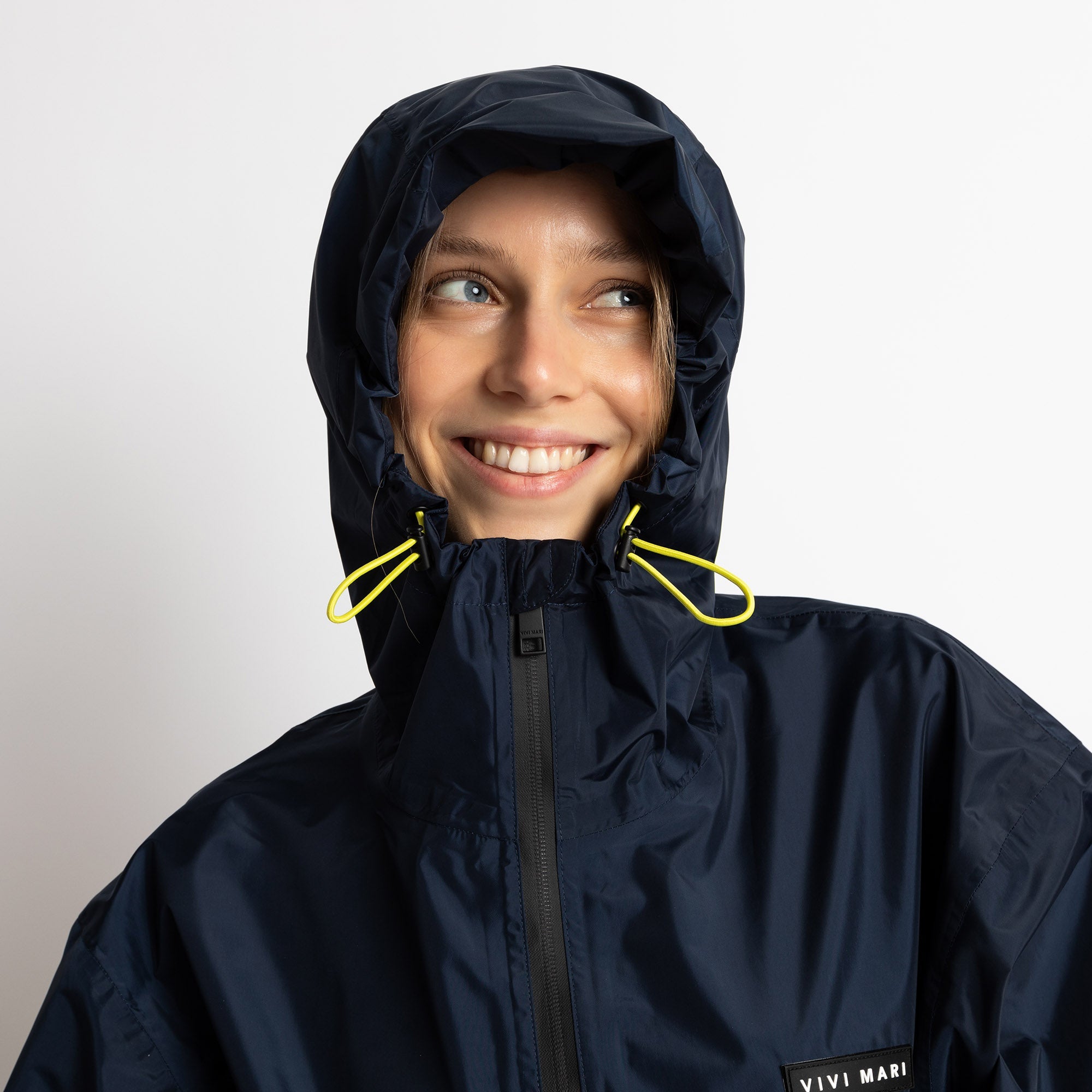 Rain Jacket solid navy - VIVI MARI