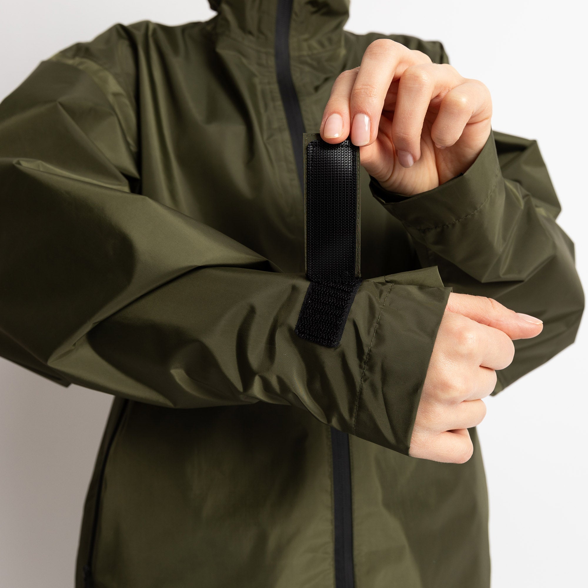 Rain Jacket solid olive - VIVI MARI