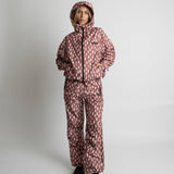 Rain Pants drops mauve/white - VIVI MARI