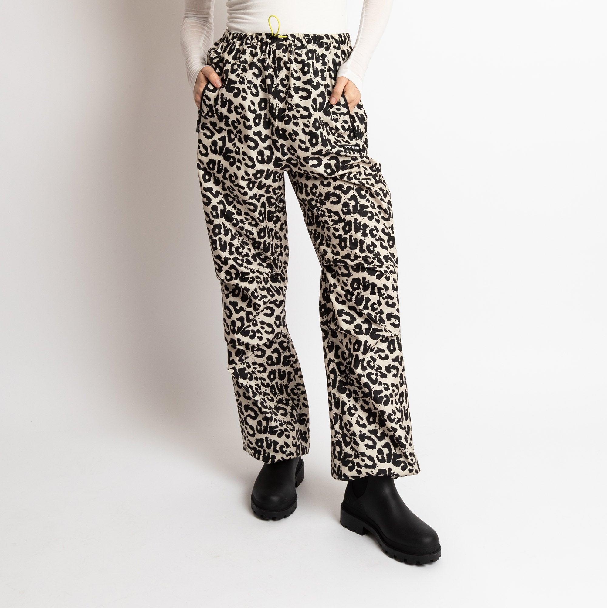 Rain Pants leo splashes black/sand - VIVI MARI