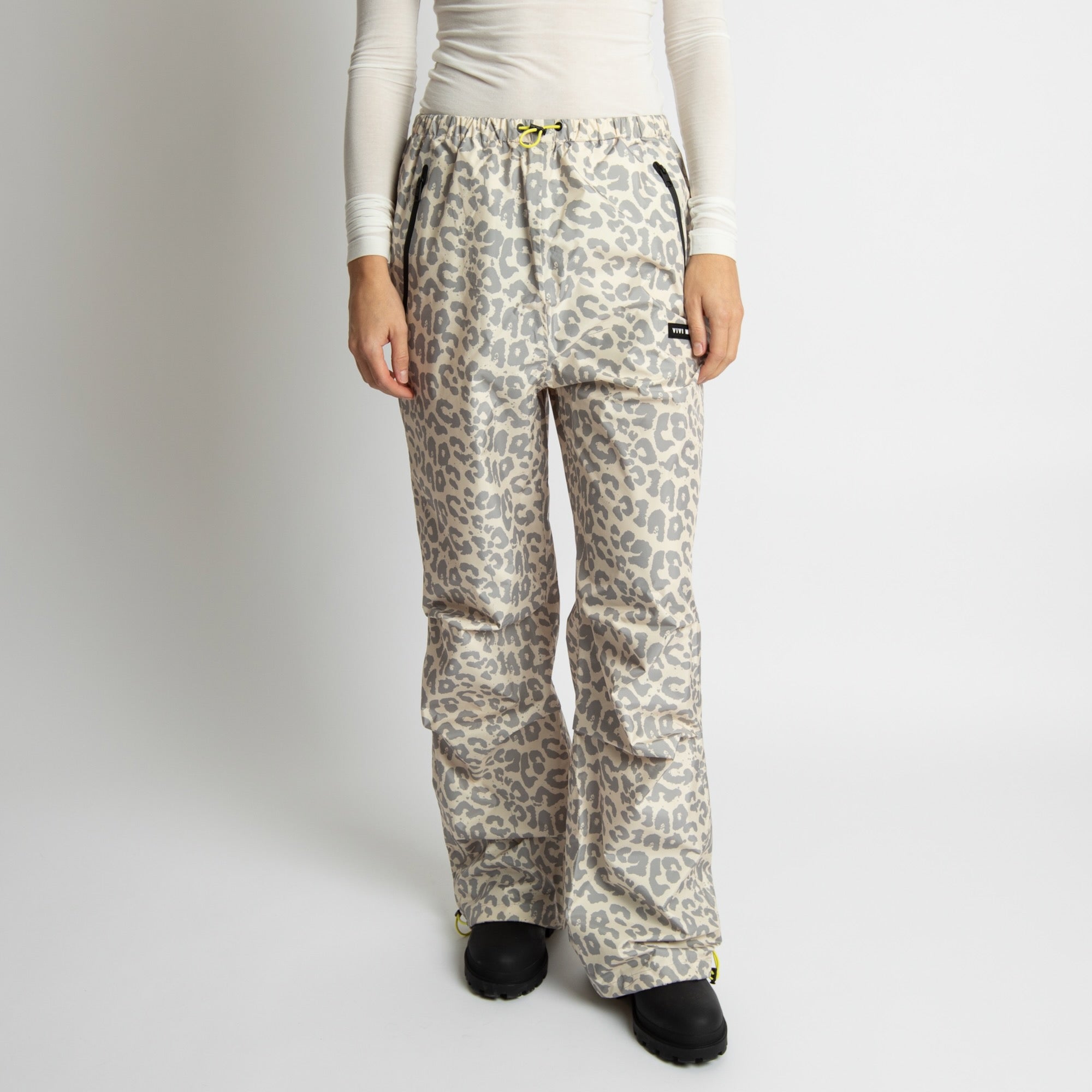 Rain Pants leo splashes grey/sand - VIVI MARI