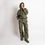 Rain Pants leo splashes olive/pale olive - VIVI MARI